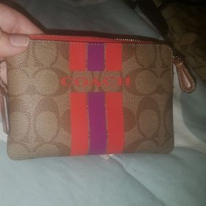Coach wristlet wallet